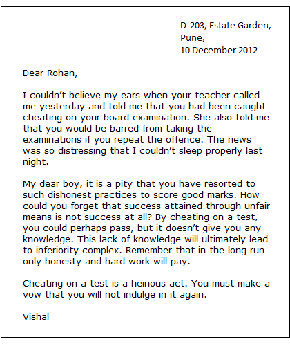 Informal Letter To One S Brother Cbse Letter Writing