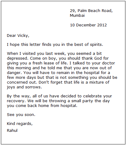 example of a formal letter