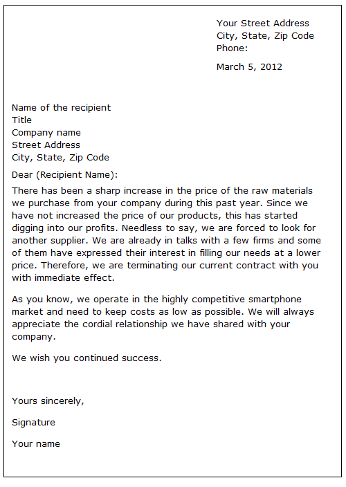 Ending A Business Letter from www.perfectyourenglish.com